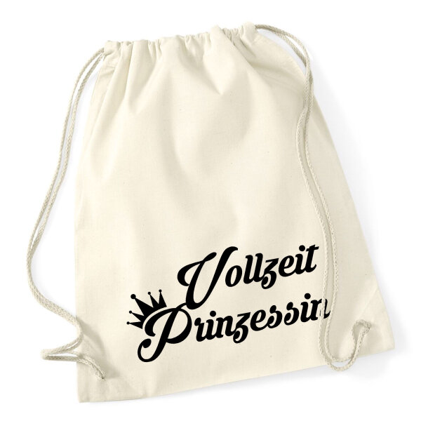 Turnbeutel Vollzeit Prinzessin Krone 12 Liter
