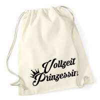 Turnbeutel Vollzeit Prinzessin Krone 12 Liter