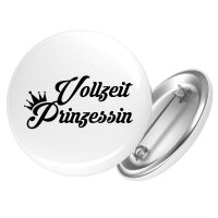 Button Vollzeit Prinzessin Krone