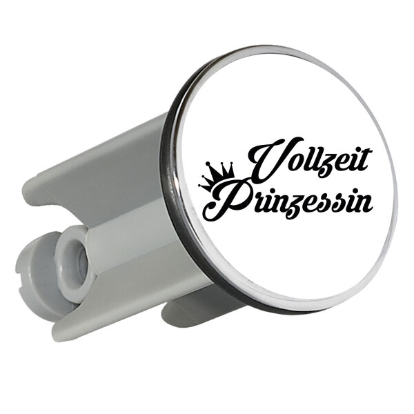Waschbeckenstöpsel Vollzeit Prinzessin Krone 4cm Abflussstopfen