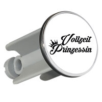 Waschbeckenstöpsel Vollzeit Prinzessin Krone 4cm...