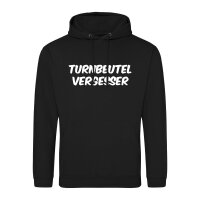 Unisex Hoodie Turnbeutelvergesser Schriftzug Größe S-3XL