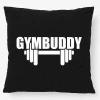 Kissen Gymbuddy Hantel 40x40cm