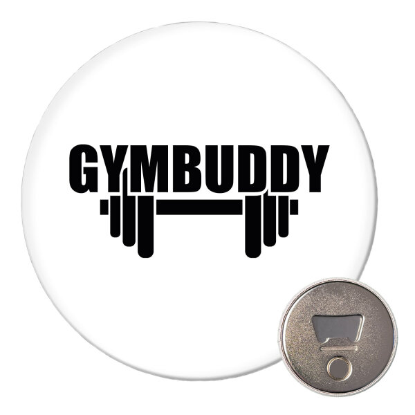 Magnet Gymbuddy Hantel 59mm Kühlschrankmagnet Flaschenöffner