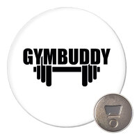 Magnet Gymbuddy Hantel 59mm Kühlschrankmagnet Flaschenöffner