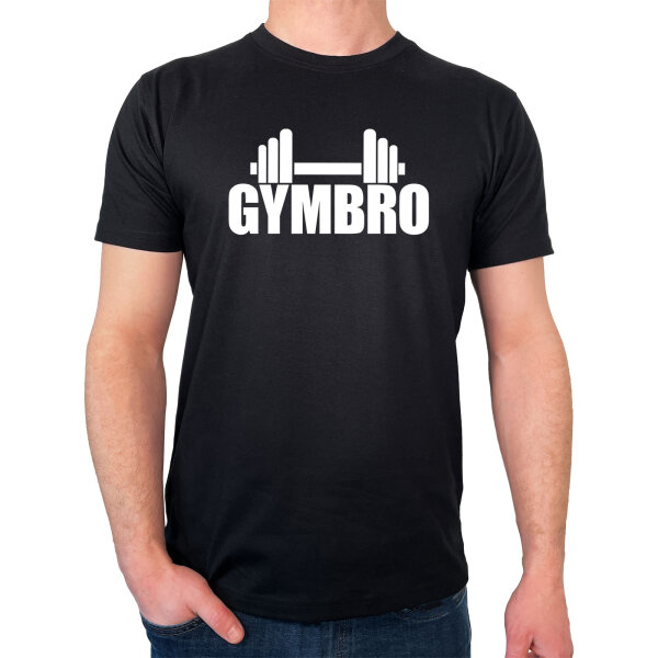 Herren T-Shirt Gymbro Hantel Größe S-3XL