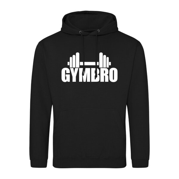 Unisex Hoodie Gymbro Hantel Größe S-3XL