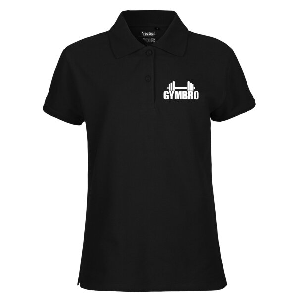 Damen Polo Shirt Gymbro Hantel Größe XS-XXL