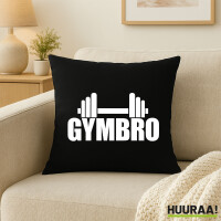 Kissen Gymbro Hantel 40x40cm