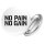 Button No pain gain Hantel