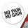 Aufkleber No pain gain Hantel 10cm Sticker
