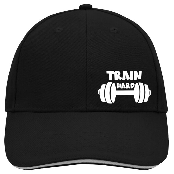 Cappy Mütze Train hard Hantel