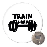 Magnet Train hard Hantel 59mm Kühlschrankmagnet Flaschenöffner