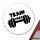 Aufkleber Train hard Hantel 10cm Sticker
