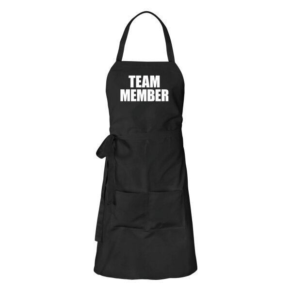 Schürze Team Member Schriftzug
