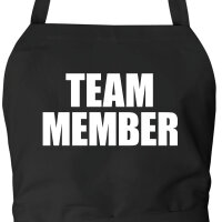 Schürze Team Member Schriftzug