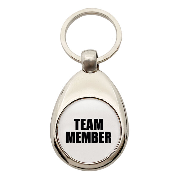 Schlüsselanhänger Team Member Schriftzug