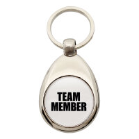 Schlüsselanhänger Team Member Schriftzug