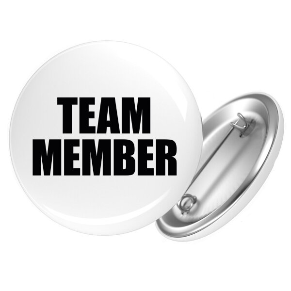 Button Team Member Schriftzug
