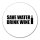 Aufkleber Save Water Drink Wine Weinflasche 10cm Sticker
