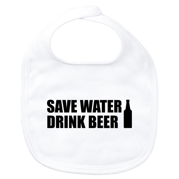 Baby Lätzchen Save Water Drink Beer Bierflasche