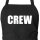 Schürze Crew Schriftzug