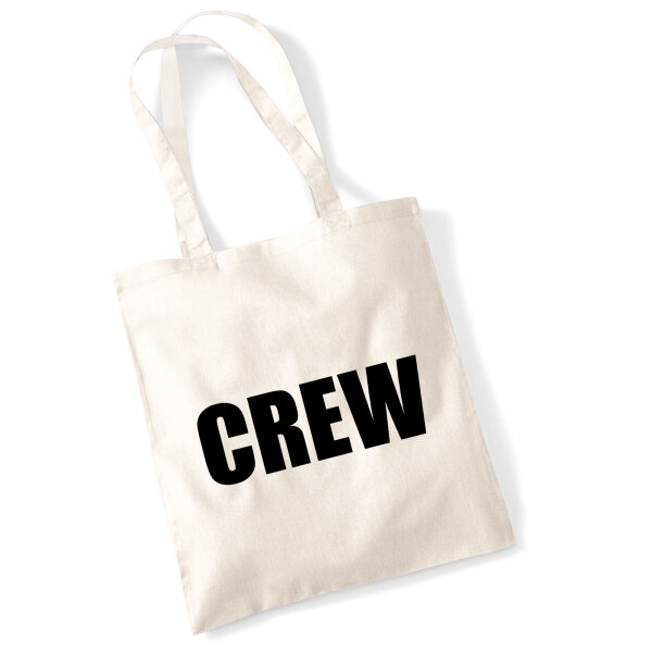 Jutebeutel Crew Schriftzug 10 Liter