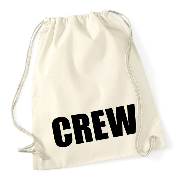 Turnbeutel Crew Schriftzug 12 Liter
