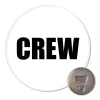 Magnet Crew Schriftzug 59mm Kühlschrankmagnet Flaschenöffner