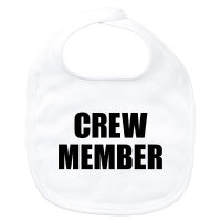 Baby L&auml;tzchen Crew Member Schriftzug...