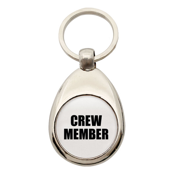 Schlüsselanhänger Crew Member Schriftzug