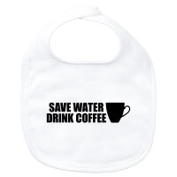 Baby Lätzchen Save Water Drink Coffee Kaffeetasse