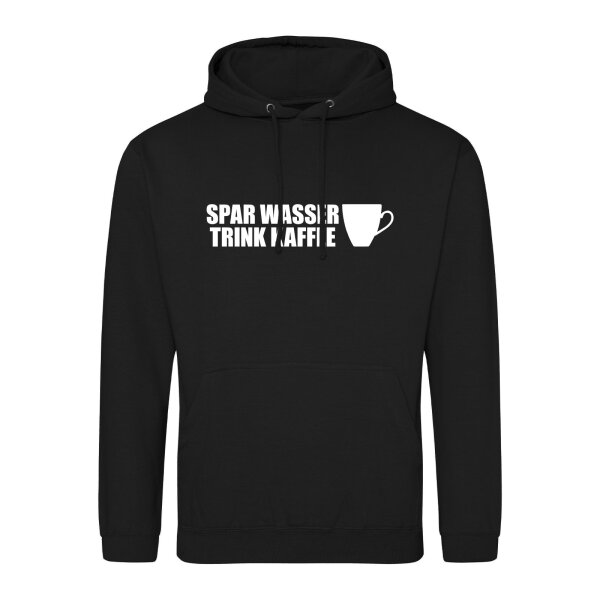 Unisex Hoodie Spar Wasser Trink Kaffee Kaffeetasse Größe S-3XL