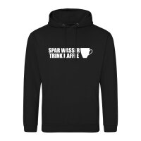 Unisex Hoodie Spar Wasser Trink Kaffee Kaffeetasse...