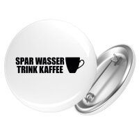 Button Spar Wasser Trink Kaffee Kaffeetasse