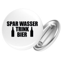 Button Spar Wasser Trink Bier Bierflasche