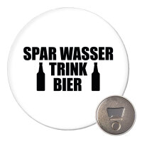 Magnet Spar Wasser Trink Bier Bierflasche 59mm...
