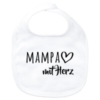 Baby L&auml;tzchen MAMPA mit Herz Klettverschluss