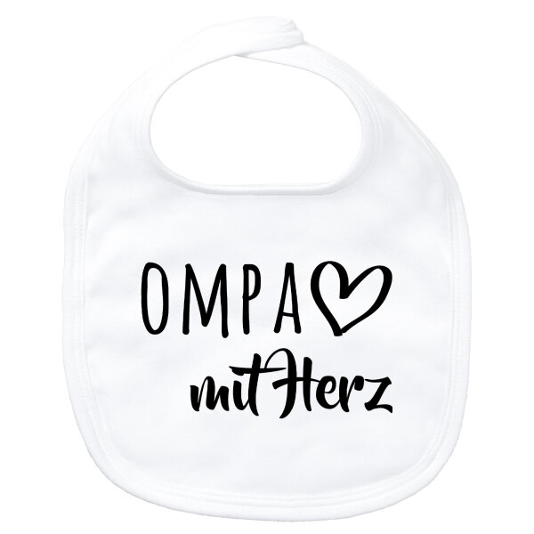 Baby Lätzchen OMPA mit Herz