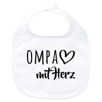 Baby Lätzchen OMPA mit Herz