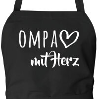 Schürze OMPA mit Herz