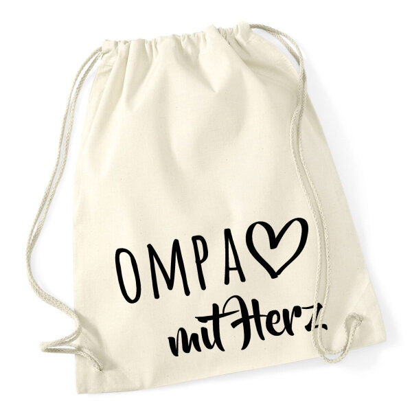 Turnbeutel OMPA mit Herz 12 Liter