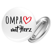 Button OMPA mit Herz