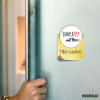 Magnet OMPA mit Herz 59mm Kühlschrankmagnet...