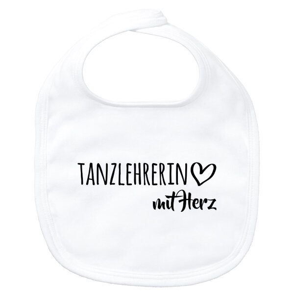 Baby Lätzchen Tanzlehrerin mit Herz