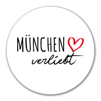 Aufkleber München verliebt 10cm Sticker