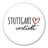 Aufkleber Stuttgart verliebt 10cm Sticker