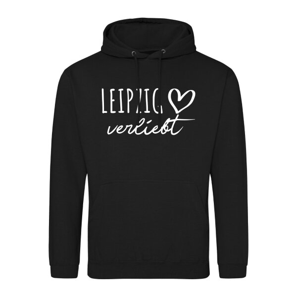 Unisex Hoodie Leipzig verliebt Größe S-3XL