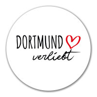 Aufkleber Dortmund verliebt 10cm Sticker