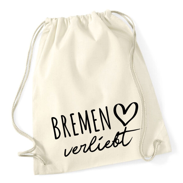 Turnbeutel Bremen verliebt 12 Liter